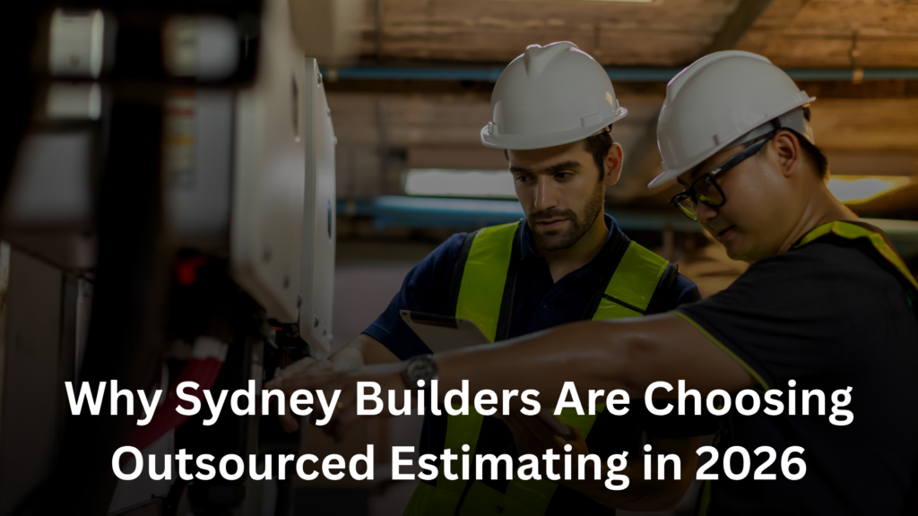 Sydney Builders Reviewing Electrical Systems for Outsourced Estimating in 2026
