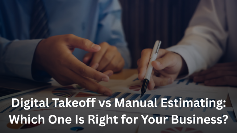 Analyzing Charts For Digital Takeoff Vs Manual Estimating