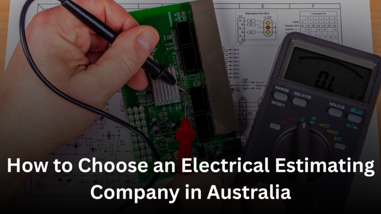 Electrical Estimating Company checking electronics with multimeter