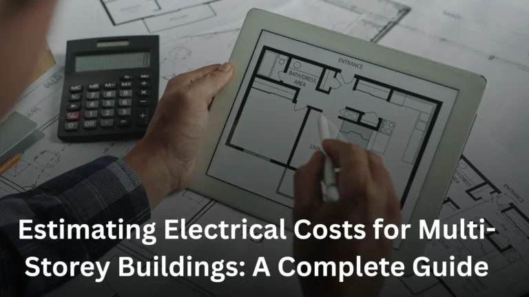 Estimating Electrical Costs using digital building floor plans