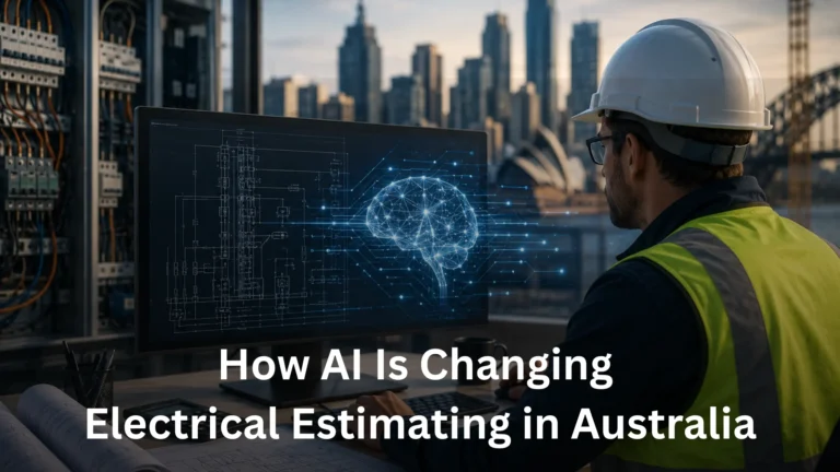 Electrical estimator using AI-powered estimating software