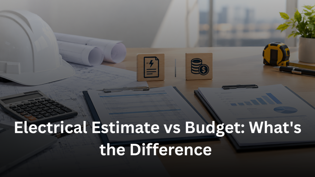 electrical estimate vs budget